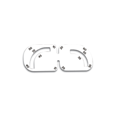 Шаблон "Bohle" для вирізання закруглених кутів, BO 5000110 BOHLE (Німеччина)