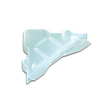 Захисний куточок для скла 3-4мм (прозорий) 1шт, ВО 5105060/1 BOHLE (Німеччина)