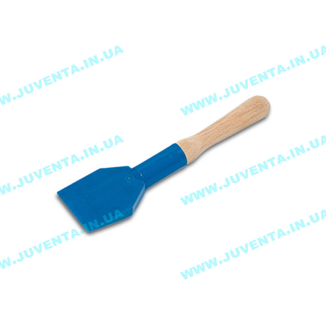 Лопатка для встановлення скла на колодки при склінні 66мм (синя) з дерев'яною ручкою 275мм, ВО 5165400 BOHLE (Німеччина)