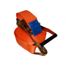 Вантажний стяжний ремінь 50мм, довжина 6м, помаранчевий, LC 2500kg / 5000kg, Craft-50-6 ЗРОБЛЕНО В УКРАЇНІ