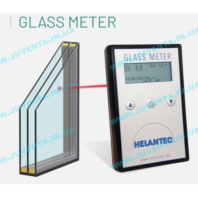 Вимірювальний прилад для склопакетів Helantec Glass Meter Вимірювальний прилад для склопакетів Helantec Glass Meter