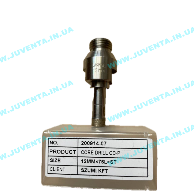 Свердло 12мм K-Star з різьб. хвостовиком 1/2 "CDP, KS CDP12 K-STAR (Південна Корея)