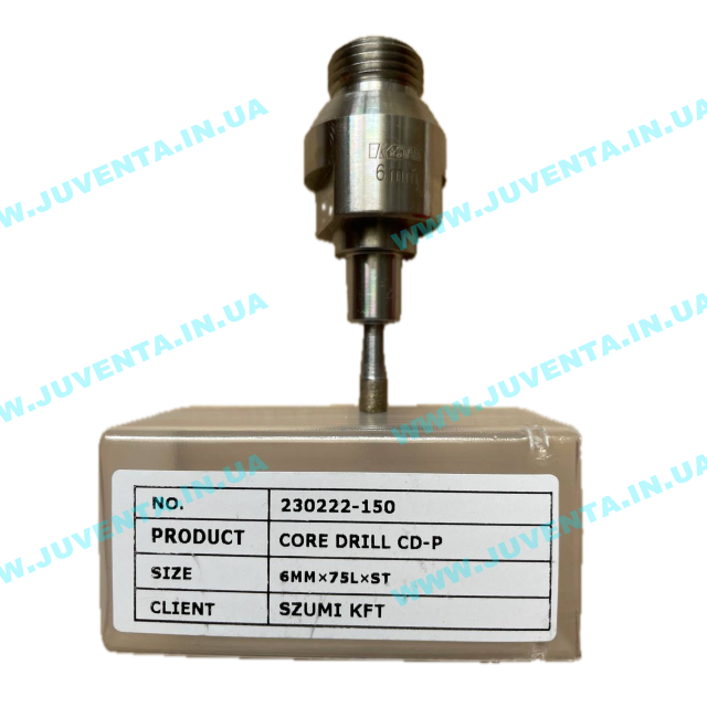 Свердло 6мм K-Star з різьб. хвостовиком 1/2 "CDP, KS CDP6 K-STAR (Південна Корея)