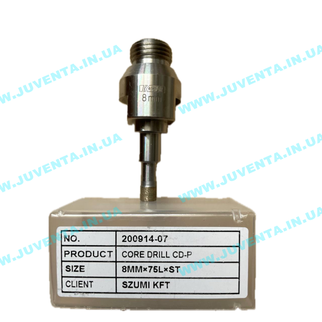 Свердло 8мм K-Star з різьб. хвостовиком 1/2 "CDP, KS CDP8 K-STAR (Південна Корея)