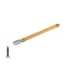 Склоріз масляний "K-Star" з металевою ручкою для скла 11-19мм (широкий ріжучий елемент 148 °), 308BH K-STAR (Південна Корея)