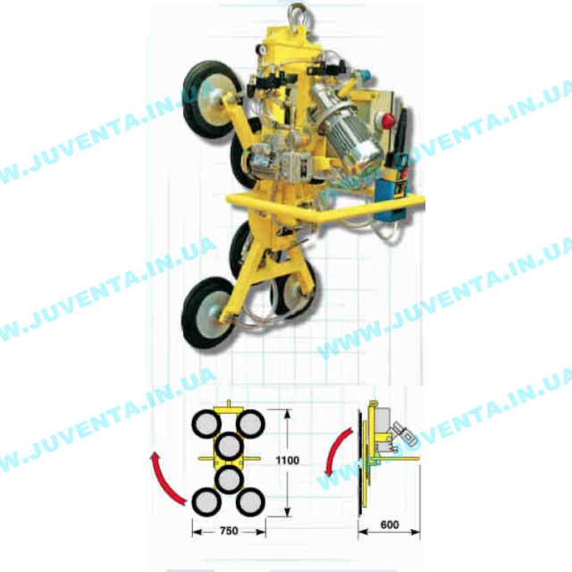 RBB Imola - Italy Вакуумний підйомний пристрій 6 P.G.BM. RBB Imola - Italy Вакуумний підйомний пристрій 6 P.G.BM.