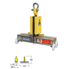 Пінза PZ 3/16: товщина листа 3 до 16 мм. Вантажопідйомність - до 500 кг RBB Imola (Італія)
